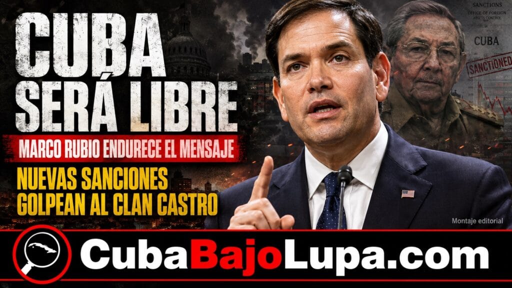 MARCO RUBIO TRAS NUEVAS SANCIONES A CUBA: “TRUMP Y YO MANTENEMOS FIRME NUESTRO COMPROMISO DE QUE CUBA SERÁ LIBRE”