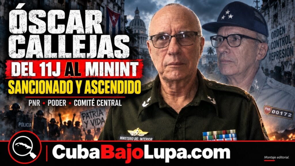 GENERAL ÓSCAR ALEJANDRO CALLEJAS VALCARCE: DEL MANDO DE LA PNR DURANTE EL 11J A LA CÚPULA POLÍTICA DEL MININT