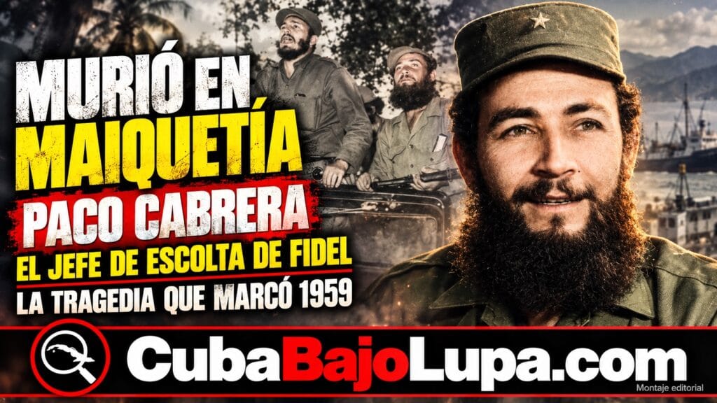 PACO CABRERA: EL JEFE DE ESCOLTA DE FIDEL CASTRO QUE MURIÓ BAJO DE MANERA MISTERIOSA BAJO LA HÉLICE DE UN AVIÓN EN VENEZUELA