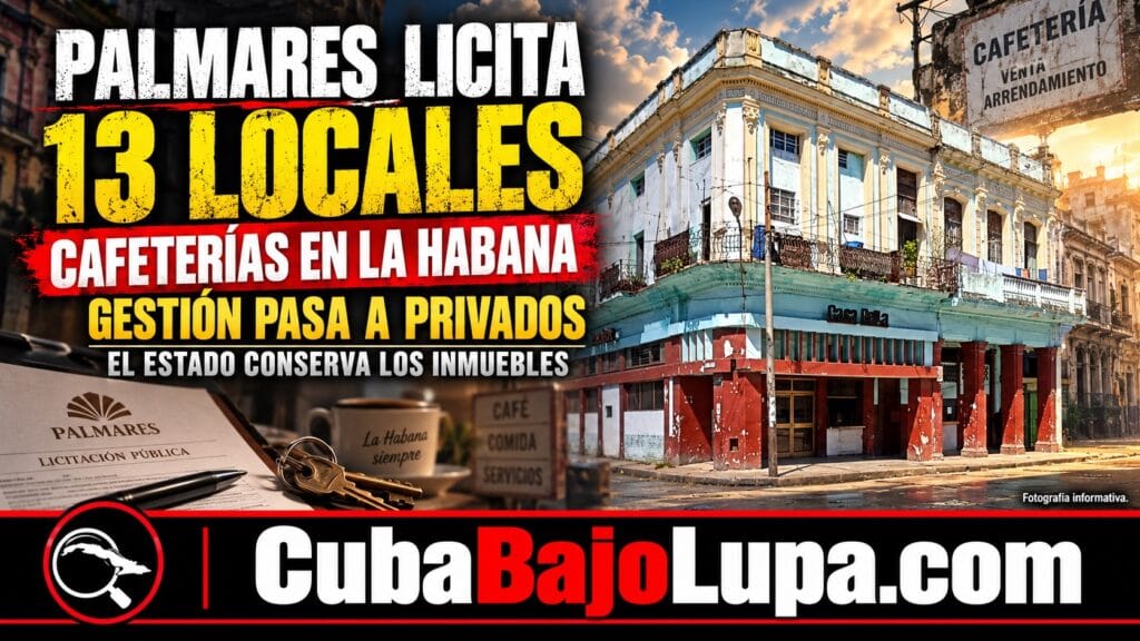 RÉGIMEN COMIENZA A DEJAR EN MANOS DE NEGOCIOS PRIVADOS DECENAS DE CAFETERÍAS Y PUNTOS DE VENTA EN LA HABANA