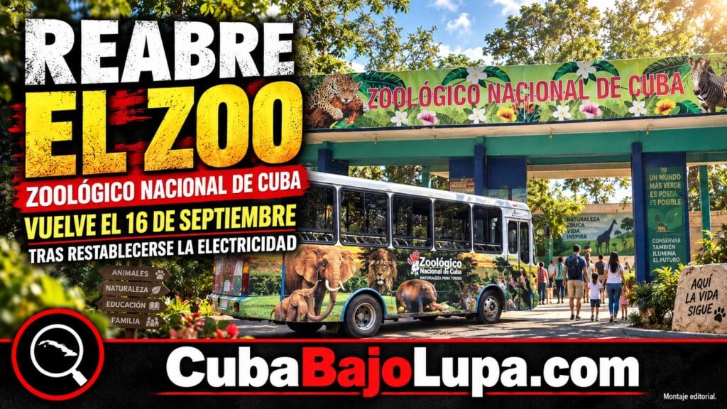 PARQUE ZOOLÓGICO NACIONAL DE CUBA ANUNCIA SU REAPERTURA TRAS APARECER MÁGICAMENTE EL AGUA Y LA ELECTRICIDAD TRAS DENUNCIAS EN REDES