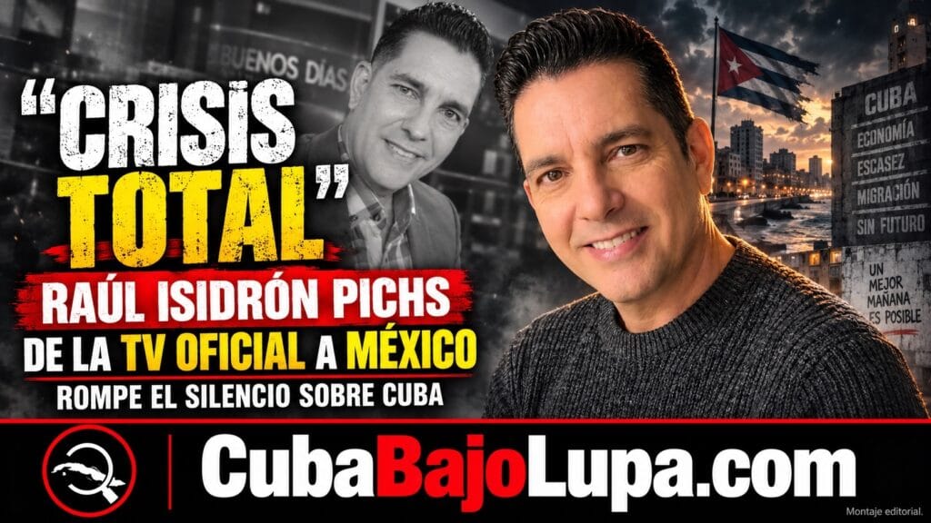 RAÚL ISIDRÓN PICHS, DE SER EL ROSTRO DE LA REVISTA ‘BUENOS DÍAS’ A RECONOCER QUE EN CUBA EXISTE UNA «CRISIS TOTAL» TRAS EMIGRAR