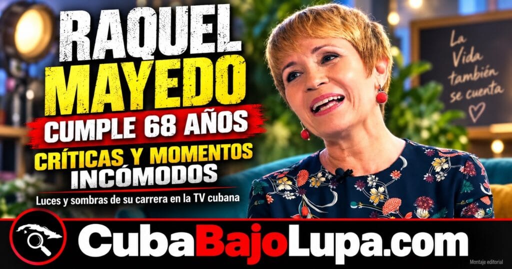 RAQUEL MAYEDO CUMPLE 68 AÑOS: LOS OBSTÁCULOS, CRÍTICAS Y MOMENTOS INCÓMODOS QUE MARCARON SU CARRERA EN LA TV CUBANA