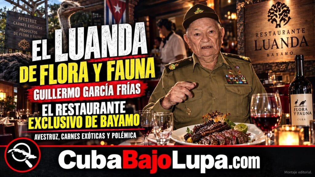 LUANDA, EL DESCONOCIDO RESTAURANTE DE BAYAMO BAJO EL MANDO DE GUILLERMO GARCÍA FRÍAS QUE OFRECE AVESTRUZ Y CARNES EXÓTICAS