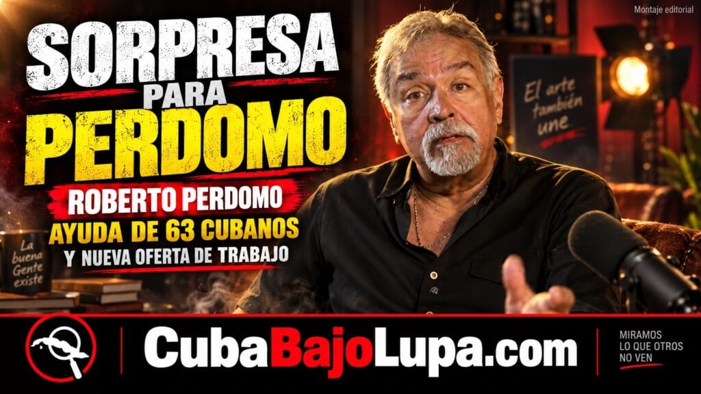 ACTOR ROBERTO PERDOMO SE EMOCIONA HASTA LAS LÁGRIMAS AL RECIBIR 1500 DÓLARES DE REGALO DE PARTE DE CUBANOS DESDE EL EXILIO