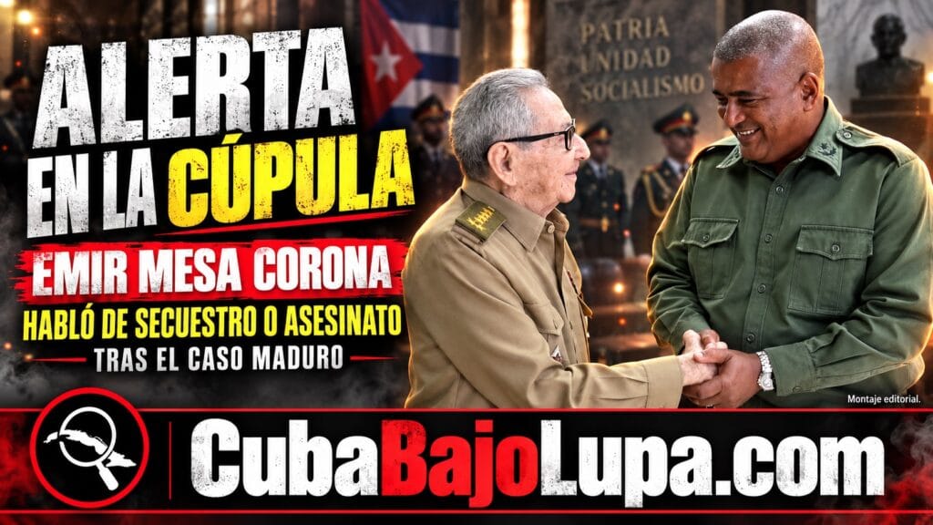 GENERAL ENCARGADO DE LA SEGURIDAD PERSONAL DE LOS DIRIGENTES EN CUBA DICE QUE SE PREPARAN PARA UN ESCENARIO COMO EL DE VENEZUELA