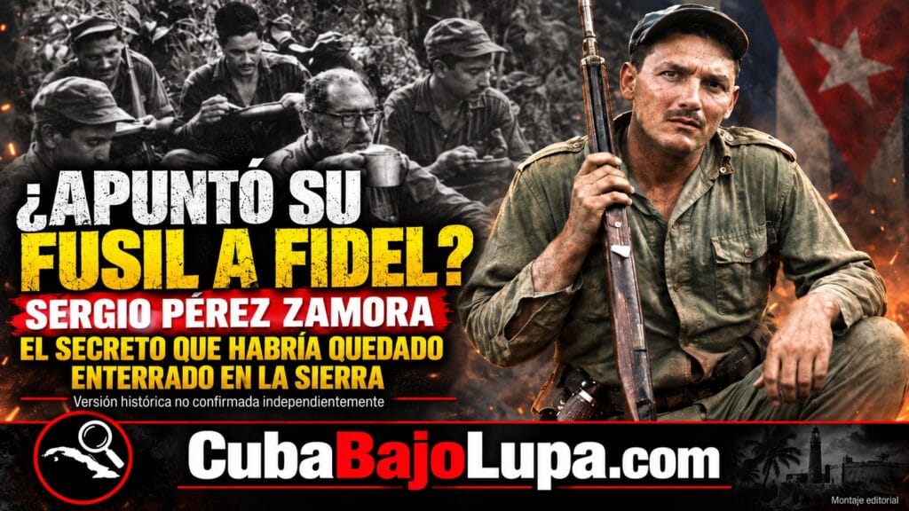 SERGIO PÉREZ ZAMORA: EL COMANDANTE QUE APUNTÓ CON SU FUSIL A FIDEL CASTRO Y QUEDÓ LIGADO A UNO DE LOS SECRETOS DE LA SIERRA