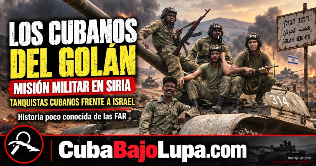 LOS CUBANOS DEL GOLÁN: LA MISIÓN MILITAR QUE EL RÉGIMEN INTENTÓ BORRAR DE LOS LIBROS DE HISTORIA