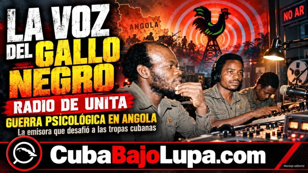LA VOZ DEL GALLO NEGRO: LA EMISORA RADIAL QUE INTENTABA SEMBRAR EL TERROR EN LAS TROPAS MILITARES CUBANAS EN ANGOLA