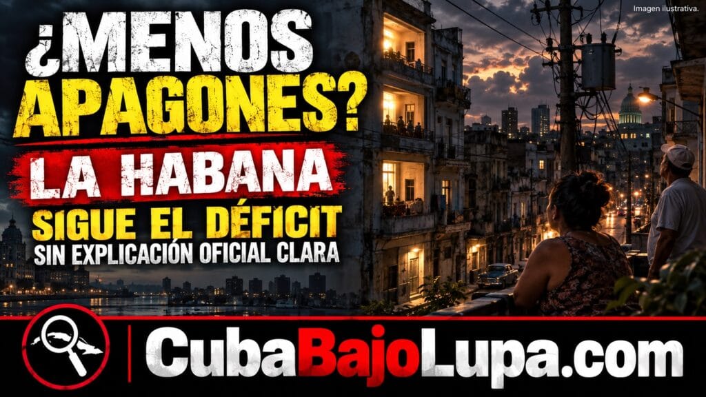 ¿POR QUÉ HAN DISMINUIDO LOS APAGONES EN LA HABANA SI CUBA SIGUE CON UN DÉFICIT ELÉCTRICO DE CASI 2.000 MW?