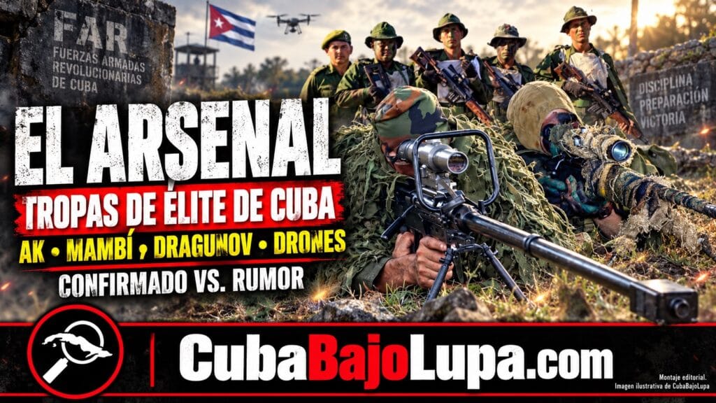 EL ARSENAL DE LAS TROPAS DE ÉLITE CUBANAS: QUÉ ARMAS ESTÁN CONFIRMADAS Y CUÁLES SIGUEN ENTRE EL MITO Y EL SECRETO