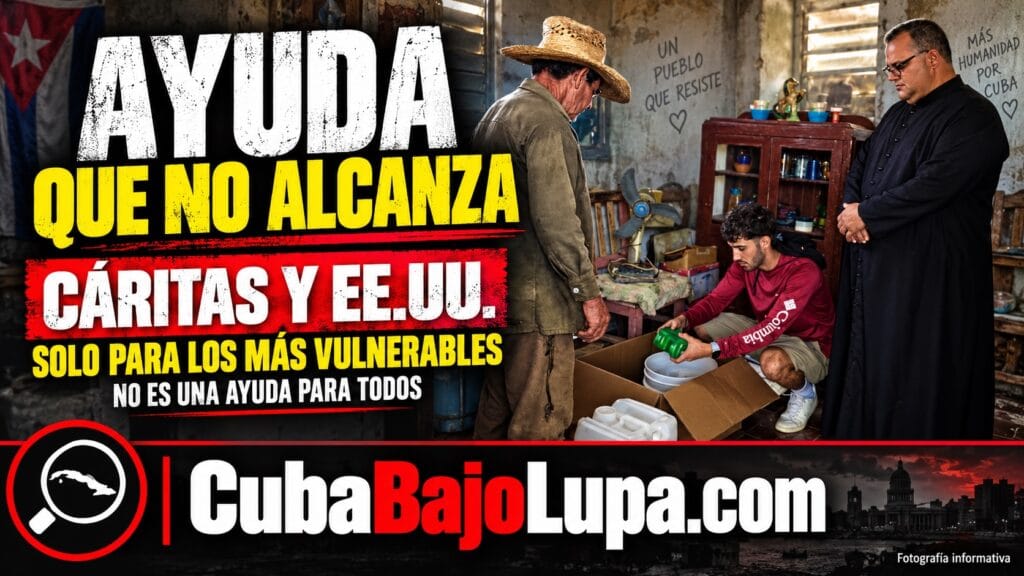 IGLESIA CATÓLICA ACLARA QUIÉNES RECIBIRÁN LA AYUDA HUMANITARIA DE EE.UU. EN CUBA Y POR QUÉ NO LLEGARÁ A TODOS