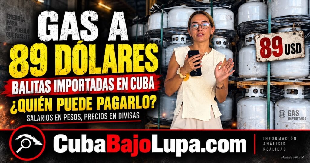 LAS BALITAS DE GAS DESAPARECIERON PARA EL CUBANO DE A PIE: SI NO TIENES 89 DÓLARES NO PODRÁS COCINAR EN CUBA