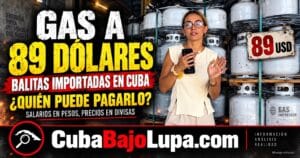 LAS BALITAS DE GAS DESAPARECIERON PARA EL CUBANO DE A PIE: SI NO TIENES 89 DÓLARES NO PODRÁS COCINAR EN CUBA
