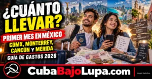 ¿CUÁNTO DINERO NECESITA UN CUBANO PARA VIVIR SU PRIMER MES EN MÉXICO EN 2026? AQUÍ TE DAMOS TODOS LOS DETALLES