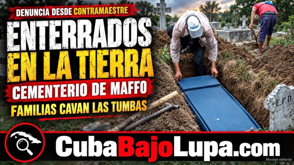 DENUNCIAN FAMILIARES QUE TIENEN QUE CAVAR LAS TUMBAS EN LA TIERRA EN CEMENTERIO DE SANTIAGO DE CUBA POR «FALTA DE RECURSOS»