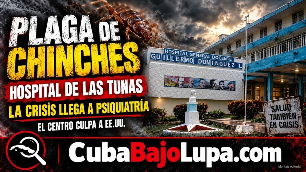 HOSPITAL DE LAS TUNAS ADMITE PLAGA DE CHINCHES EN SUS SALAS PERO CULPA AL EMBARGO DE ESTADOS UNIDOS POR LOS MOLESTOS BICHOS