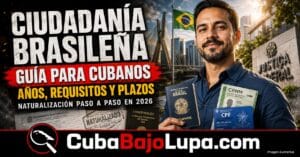 CÓMO OBTENER LA CIUDADANÍA BRASILEÑA SIENDO CUBANO EN 2026: AÑOS DE RESIDENCIA Y REQUISITOS