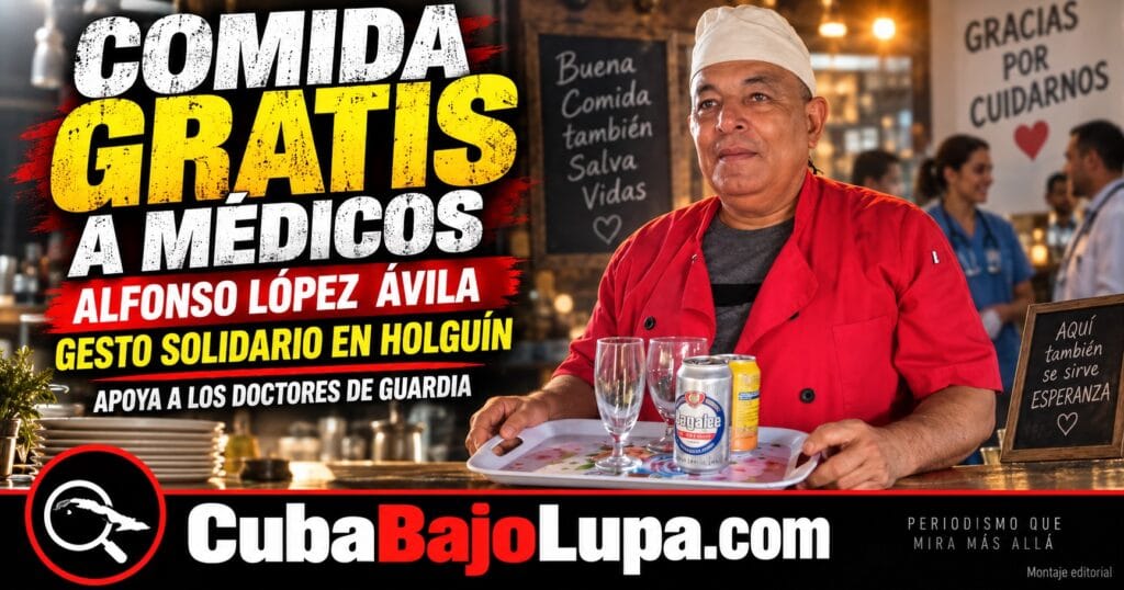 DUEÑO DE RESTAURANTE PRIVADO EN HOLGUÍN DA COMIDA GRATIS A MÉDICOS DE GUARDIA DURANTE LOS FINES DE SEMANA