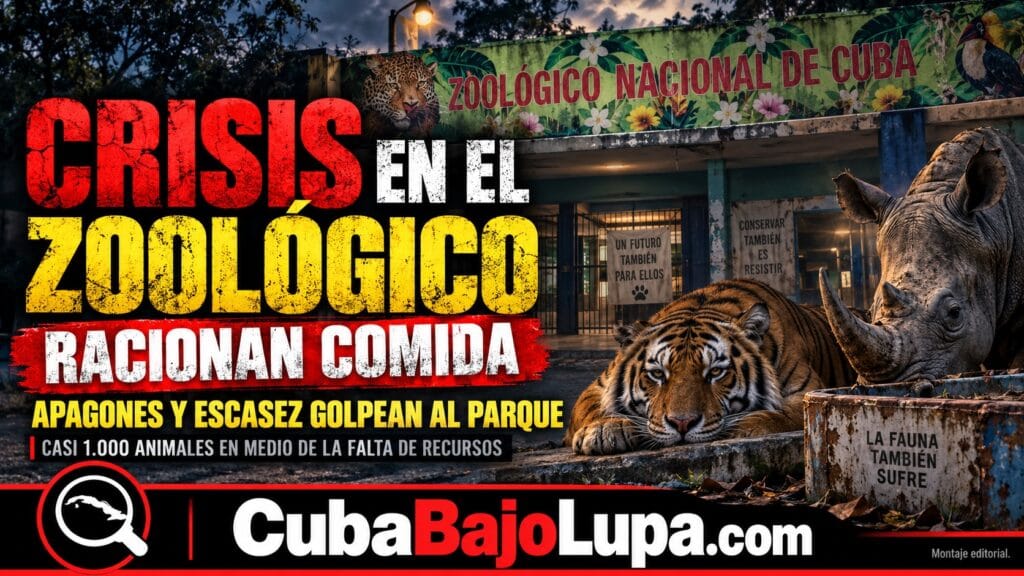 CRISIS EN EL ZOOLÓGICO NACIONAL DE CUBA: RACIONAN COMIDA DE LOS ANIMALES Y FRENAN LA REPRODUCCIÓN PARA EVITAR QUE MUERAN DE HAMBRE