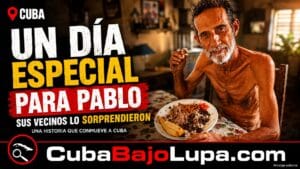 “HACÍA TIEMPO QUE NO COMÍA ASÍ”: LA EMOTIVA HISTORIA DE PABLO, UN CUBANO QUE VIVE SOLO Y CASI SIN ALIMENTOS