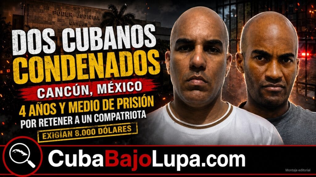 CONDENAN A DOS CUBANOS EN CANCÚN POR SECUESTRAR A UN COMPATRIOTA Y EXIGIR 8.000 DÓLARES A SU FAMILIA
