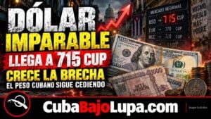 DÓLAR EN CUBA TOCA LOS 715 CUP Y EL PESO SIGUE CEDIENDO: LA BRECHA CON LA TASA OFICIAL SE MANTIENE