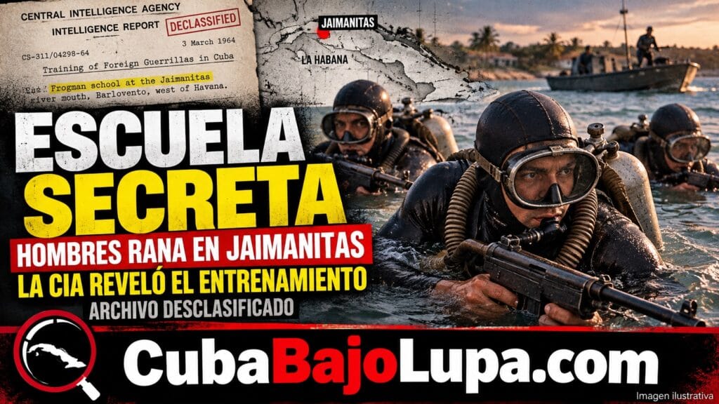 LA ESCUELA SECRETA DE HOMBRES RANA EN JAIMANITAS: ASÍ CUBA ENTRENABA EXTRANJEROS PARA OPERACIONES CLANDESTINAS