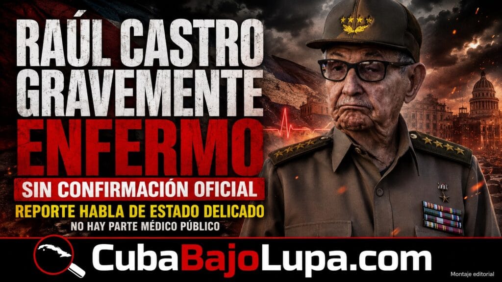 REPORTAN QUE RAÚL CASTRO ESTÁ GRAVEMENTE ENFERMO, PERO NO HAY CONFIRMACIÓN OFICIAL EN CUBA
