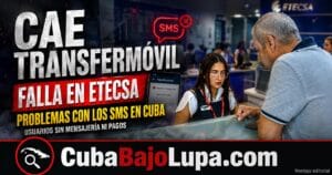NUEVA AVERÍA DE ETECSA GOLPEA A LOS CUBANOS: FALLAN LOS SMS Y TRANSFERMÓVIL QUEDA FUERA DE SERVICIO