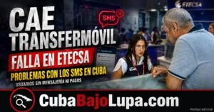 NUEVA AVERÍA DE ETECSA GOLPEA A LOS CUBANOS: FALLAN LOS SMS Y TRANSFERMÓVIL QUEDA FUERA DE SERVICIO