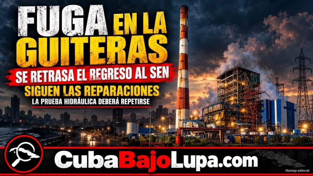 NUEVA ROTURA EN LA GUITERAS OBLIGA A PROLONGAR LAS REPARACIONES Y RETRASARÁ SU REGRESO AL SEN: «NO TENEMOS FECHA DE RECONEXIÓN»