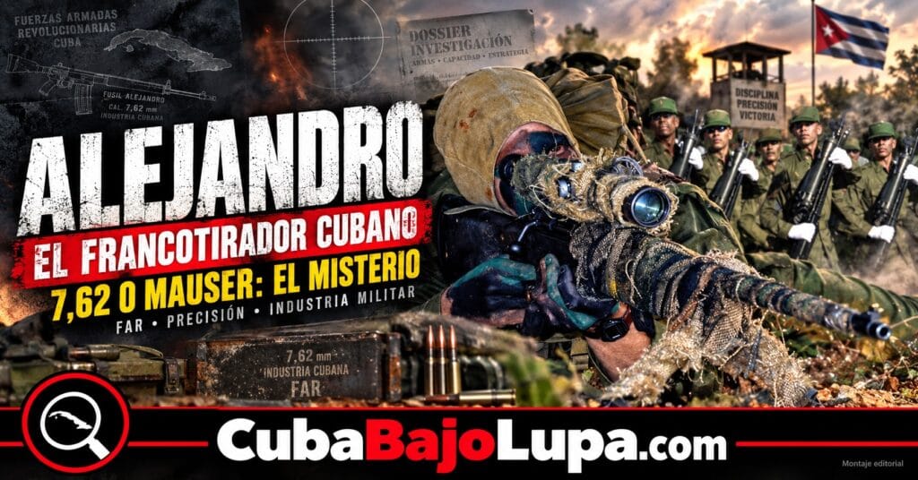 ALEJANDRO: EL MISTERIOSO FUSIL DE FRANCOTIRADOR FABRICADO EN CUBA QUE NACIÓ EN PLENO PERÍODO ESPECIAL