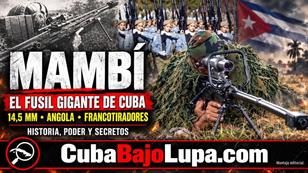 MAMBÍ: EL MISTERIOSO FUSIL DE FRANCOTIRADOR CUBANO DISEÑADO PARA GOLPEAR VEHÍCULOS, EMBARCACIONES Y HASTA HELICÓPTEROS