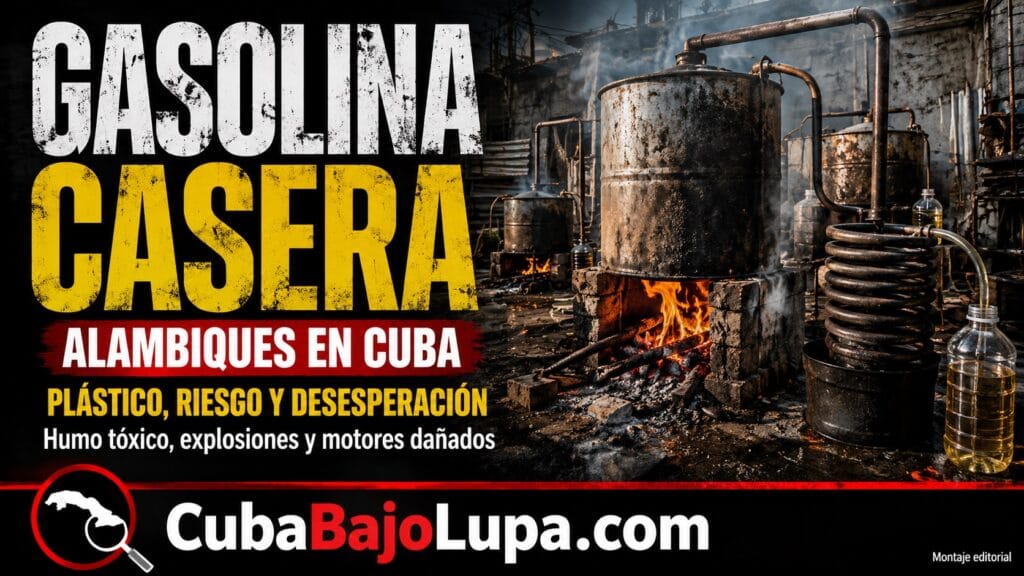 “GASOLINA” HECHA CON PLÁSTICO: LA ARRIESGADA RESPUESTA DE ALGUNOS CUBANOS A LA CRISIS DE COMBUSTIBLE