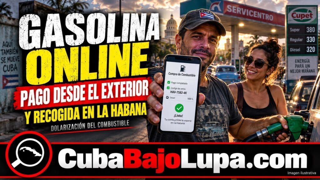 GASOLINA Y DIÉSEL ONLINE PARA CUBA: YA SE PUEDE PAGAR DESDE EL EXTERIOR Y RECOGER EN LA HABANA
