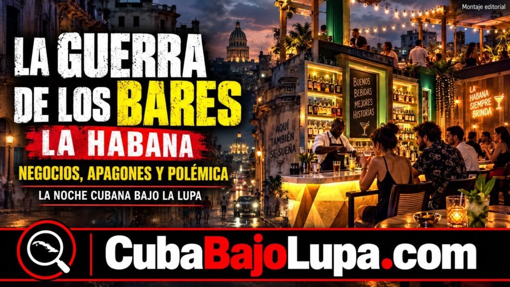LA «GUERRA DE LOS BARES» EN LA HABANA: RUMORES, PRIVILEGIOS Y NEGOCIOS NOCTURNOS BAJO LA LUPA
