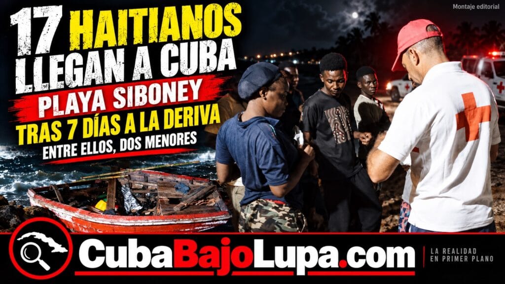 ¡LLEGARON A GUATEPEOR! 17 HAITIANOS LLEGAN A PLAYA SIBONEY, EN SANTIAGO DE CUBA, TRAS PASAR SIETE DÍAS A LA DERIVA
