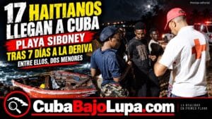 ¡LLEGARON A GUATEPEOR! 17 HAITIANOS LLEGAN A PLAYA SIBONEY, EN SANTIAGO DE CUBA, TRAS PASAR SIETE DÍAS A LA DERIVA