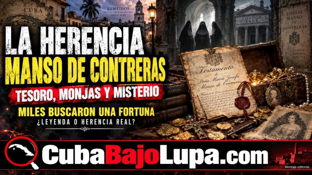 LA HERENCIA DE LOS MANSO DE CONTRERAS: EL TESORO QUE ENLOQUECIÓ A MILES DE CUBANOS Y NADIE HA PODIDO PROBAR