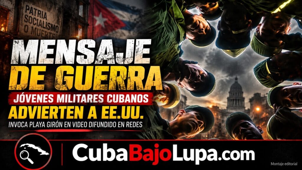 “ESTAMOS DECIDIDOS A COMBATIR”: JÓVENES MILITARES CUBANOS ENVIAN MENSAJE AL PRESIDENTE DONALD TRUMP