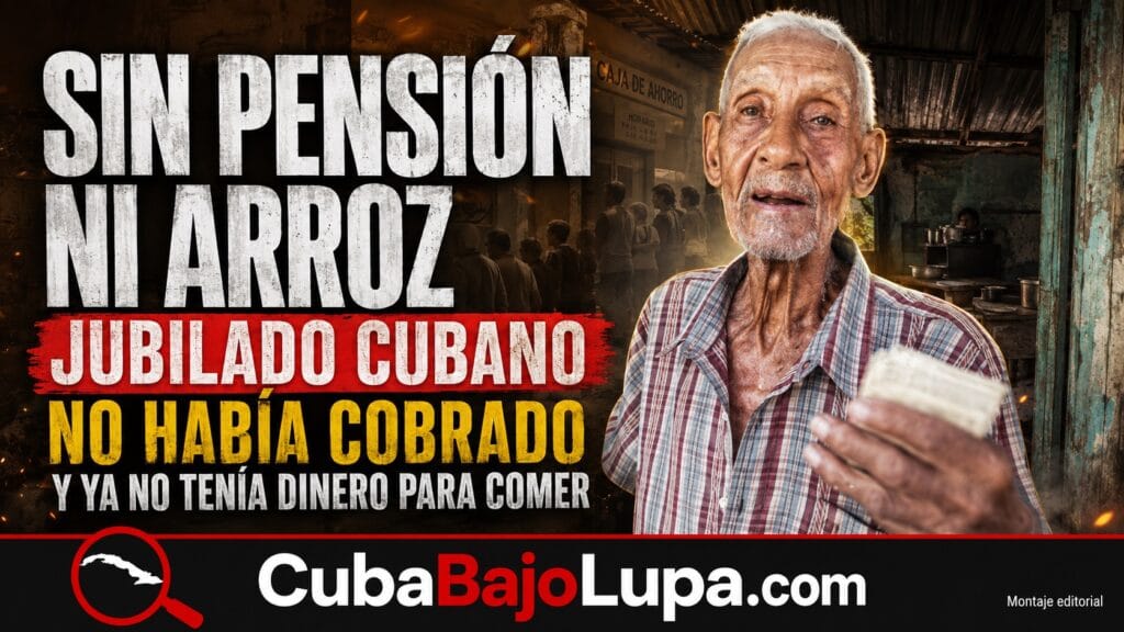 “NO TENÍA NI PARA COMPRAR EL ARROZ”: JUBILADO CUBANO RECIBE AYUDA TRAS QUEDARSE SIN DINERO MIENTRAS ESPERABA COBRAR SU PENSIÓN
