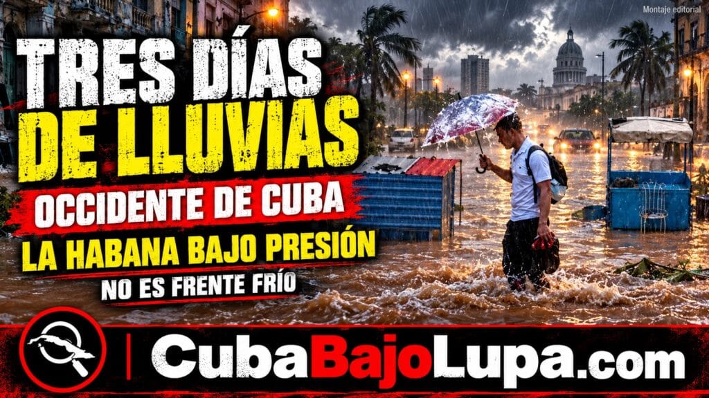 VAGUADA FRONTAL TRAERÁ AL MENOS TRES DÍAS DE LLUVIAS AL OCCIDENTE DE CUBA: LA HABANA VUELVE A ESTAR BAJO PRESIÓN