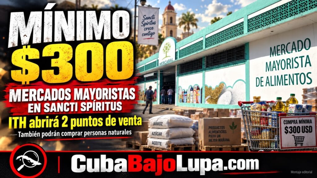 ABRIRÁN PRIMEROS MERCADOS MAYORISTAS EN SANCTI SPÍRITUS Y LA COMPRA MÍNIMA SERÁ DE 300 DÓLARES