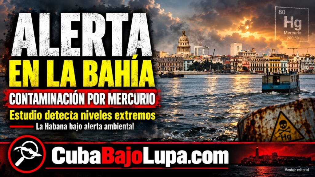 ALERTA EN LA BAHÍA DE LA HABANA: ESTUDIO DETECTA NIVELES EXTREMOS DE CONTAMINACIÓN POR MERCURIO