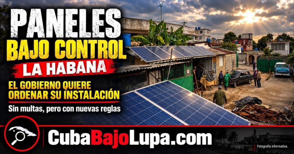 RÉGIMEN QUIERE “ORDENAR” LOS PANELES SOLARES EN LA HABANA TRAS SU AUGE EN MEDIO DE LOS APAGONES
