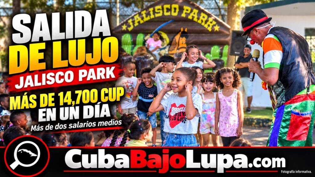 CASI 15 MIL PESOS POR UN DÍA EN JALISCO PARK: EL PRECIO DE DIVERTIRSE CON NIÑOS EN LA HABANA