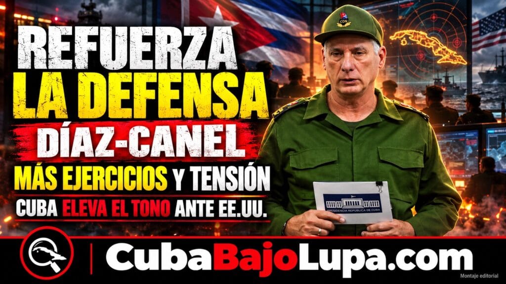 EN MEDIO DEL HAMBRE Y LOS APAGONES, DÍAZ-CANEL INSISTE EN QUE LA PREPARACIÓN PARA LA DEFENSA ES «PRIORIDAD PARA EL PAÍS»