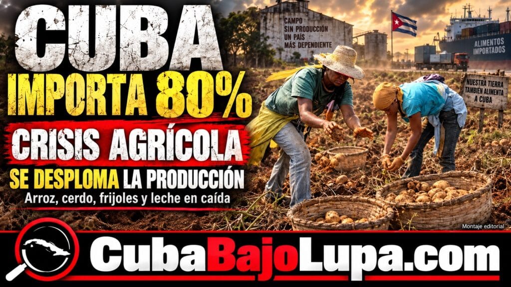 CUBA TIENE TIERRA PARA PRODUCIR, PERO IMPORTA CASI EL 80% DE LO QUE COME: ¿QUÉ PASÓ CON EL CAMPO?