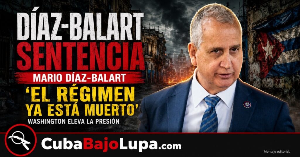 MARIO DÍAZ-BALART SENTENCIA AL RÉGIMEN CUBANO: “YA ESTÁ MUERTO, LO QUE HAY QUE HACER ES ENTERRARLO”